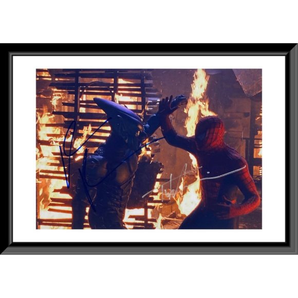Tobey Maguire and Willam Dafoe Other - Tobey Maguire and Willam Dafoe Signed "Spider-Man" Movie Photo